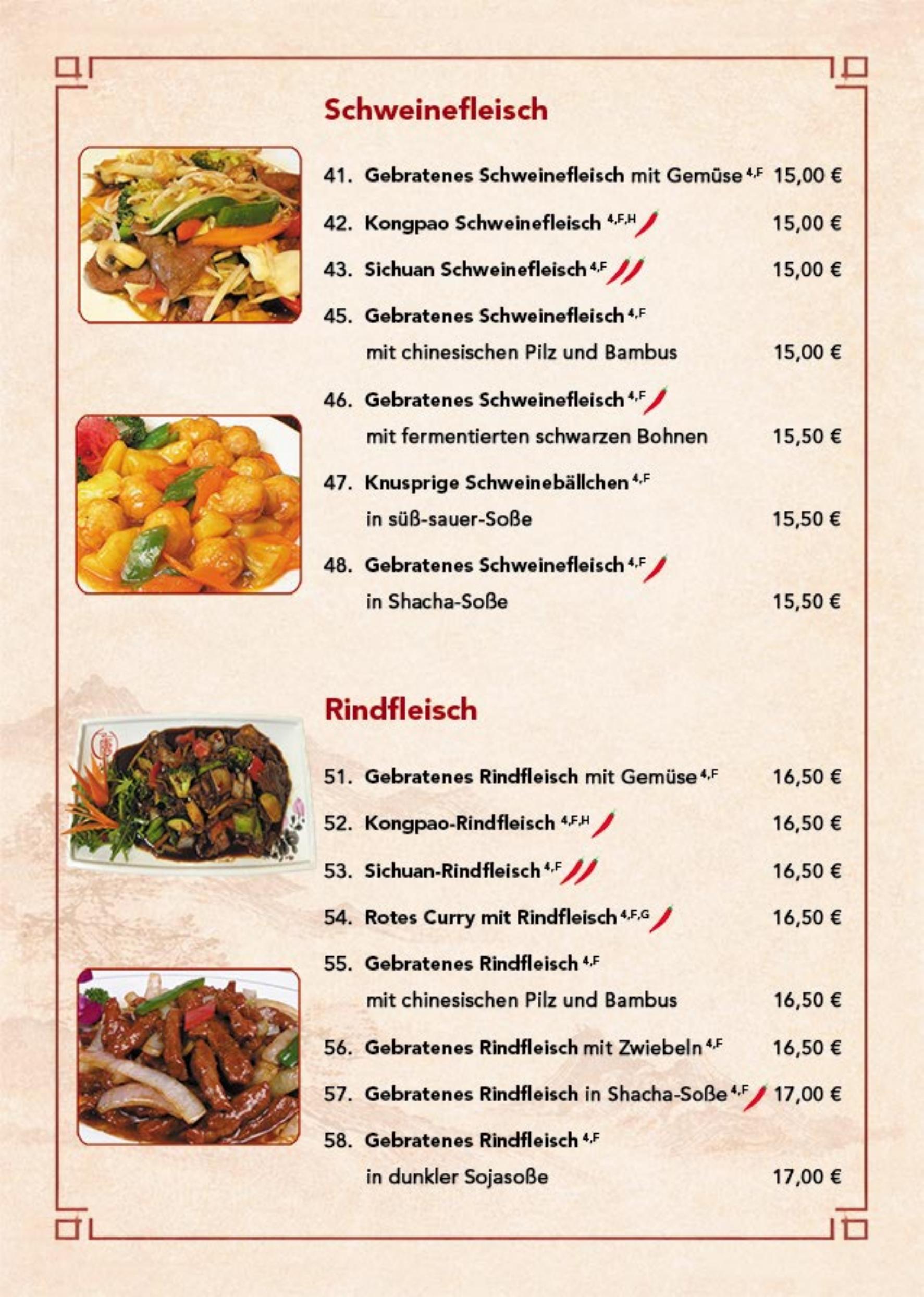 Speisekarte Seite 5